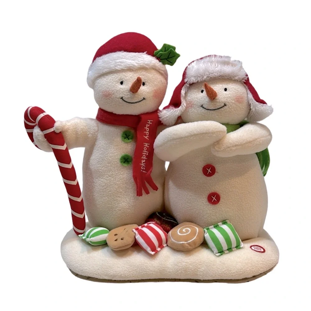Hallmark‎ Jingle Pals Snowman Holiday Decor Cookie Animation Musical Plush